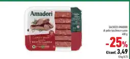 Conad Superstore Salsicce amadori di pollo tacchino e suino offerta