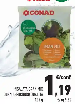 Conad Superstore Insalata gran mix conad percorso qualità offerta