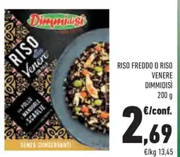 Conad Superstore Riso freddo o RISO VENERE DIMMIDISÌ offerta