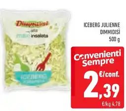 Conad Superstore Iceberg julienne DIMMIDISÌ offerta