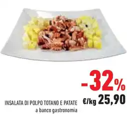 Conad Superstore Insalata di polpo totano e patate a banco gastronomia offerta