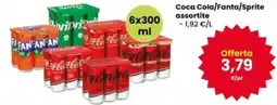 Interspar Coca Cola/Fanta/Sprite assortite offerta