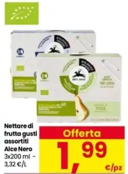 Interspar Nettare di frutta gusti assortiti Alce Nero offerta