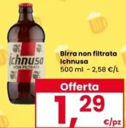 Interspar Birra non filtrata Ichnusa offerta