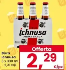 Interspar Birra Ichnusa offerta