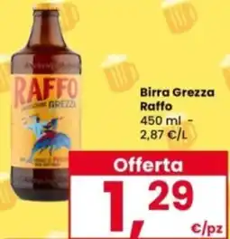 Interspar Birra Grezza Raffo offerta