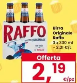 Interspar Birra Originale Raffo offerta