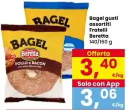 Interspar Bagel gusti assortiti Fratelli Beretta offerta