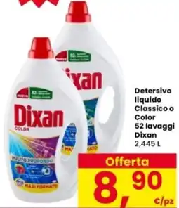 Interspar Detersivo liquido Classico o Color 52 lavaggi Dixan offerta