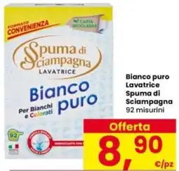 Interspar Bianco puro Lavatrice Spuma di Sciampagna offerta