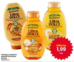 Interspar Shampoo o balsamo assortiti Ultra Dolce Garnier offerta