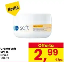 Interspar Crema Soft SPF 15 Nivea offerta