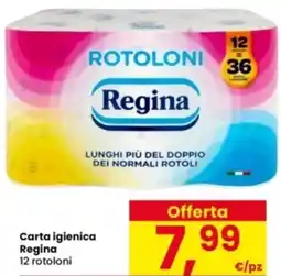 Interspar Carta igienica Regina offerta