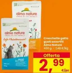 Interspar Crocchette gatto gusti assortiti Almo Nature offerta