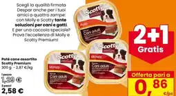 Interspar Patè cane assortito Scotty Premium offerta