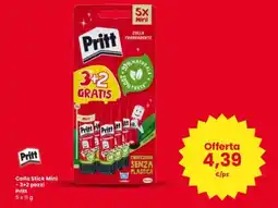 Interspar Colla Stick Mini - 3+2 pezzi Pritt offerta