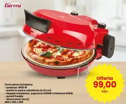 Interspar Girmi Forno pizza Quisipizza offerta