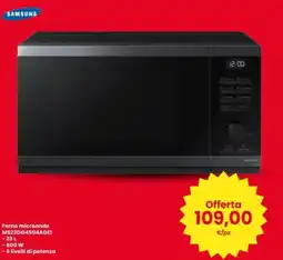 Interspar SAMSUNG Forno microonde MS23DG4504AGE1 offerta