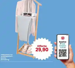 Interspar Indossatore con svuotatasche in bambù Domoliving offerta