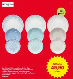 Interspar Servizio piatti in porcellana Celine 18 pz offerta