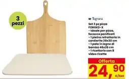 Interspar Set 3 pz pizza FORGED-X offerta