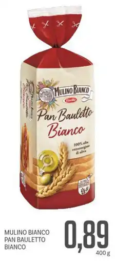 Supermercati Piccolo Mulino bianco pan bauletto bianco offerta