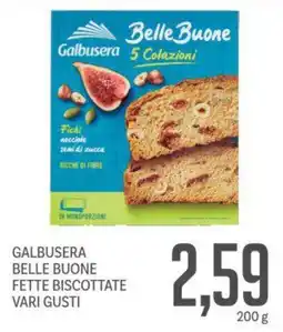 Supermercati Piccolo Galbusera belle buone fette biscottate vari gusti offerta