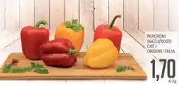 Supermercati Piccolo Peperoni gialli/rossi cat.i origine italia offerta