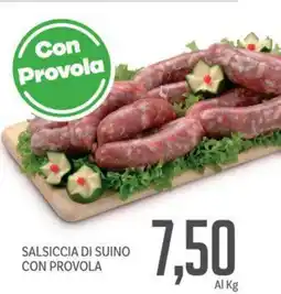 Supermercati Piccolo Salsiccia di suino con provola offerta