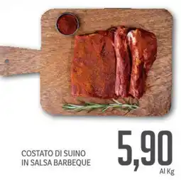 Supermercati Piccolo Costato di suino in salsa barbeque offerta