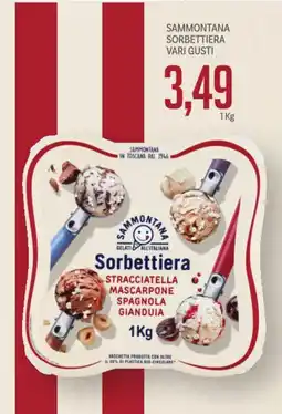 Supermercati Piccolo Sammontana sorbettiera vari gusti offerta
