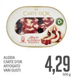 Supermercati Piccolo Algida carte d'or affogato vari gusti offerta