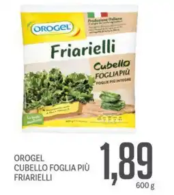 Supermercati Piccolo Orogel cubello foglia più friarielli offerta