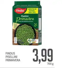 Supermercati Piccolo Findus pisellini primavera offerta