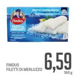 Supermercati Piccolo Findus filetti di merluzzo offerta