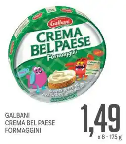 Supermercati Piccolo Galbani crema bel paese formaggini offerta