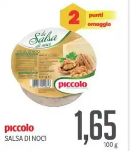 Supermercati Piccolo piccolo SALSA DI NOCI offerta