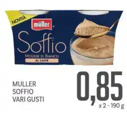 Supermercati Piccolo Muller soffio vari gusti offerta