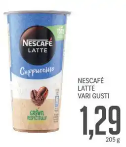 Supermercati Piccolo Nescafé latte vari gusti offerta