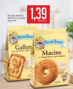 Supermercati Piccolo Mulino bianco biscotti classici vari tipi offerta