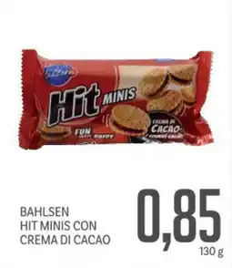 Supermercati Piccolo Bahlsen hit minis con crema di cacao offerta