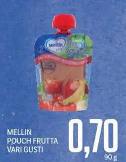 Supermercati Piccolo Mellin pouch frutta vari gusti offerta