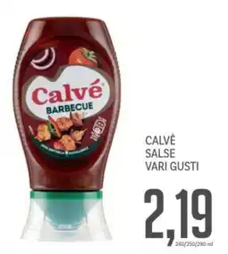 Supermercati Piccolo Calvè salse vari gusti offerta