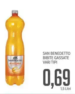 Supermercati Piccolo San benedetto bibite gassate vari tipi offerta