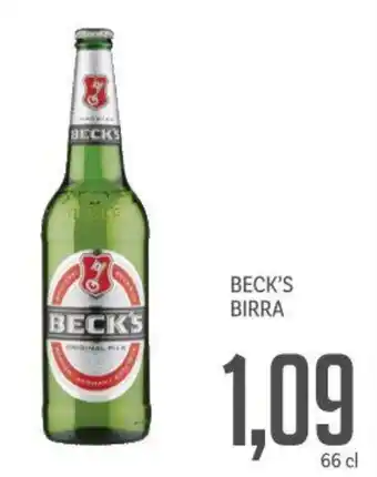 Supermercati Piccolo Beck's birra offerta