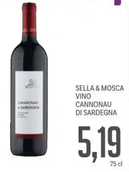 Supermercati Piccolo Sella & mosca vino cannonau di sardegna offerta