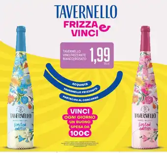Supermercati Piccolo Tavernello vino frizzante bianco/rosato offerta