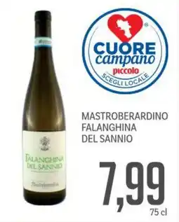 Supermercati Piccolo Mastroberardino falanghina del sannio offerta