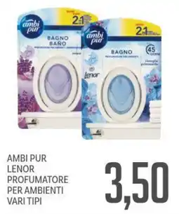 Supermercati Piccolo Ambi pur lenor profumatore per ambienti vari tipi offerta