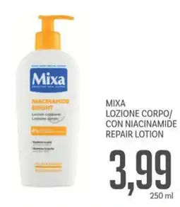 Supermercati Piccolo Mixa lozione corpo/ con niacinamide repair lotion offerta